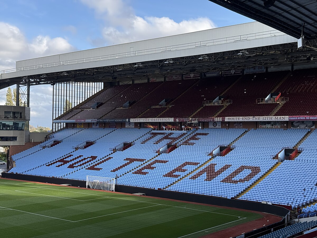 The Holte End stand at Villa Park
