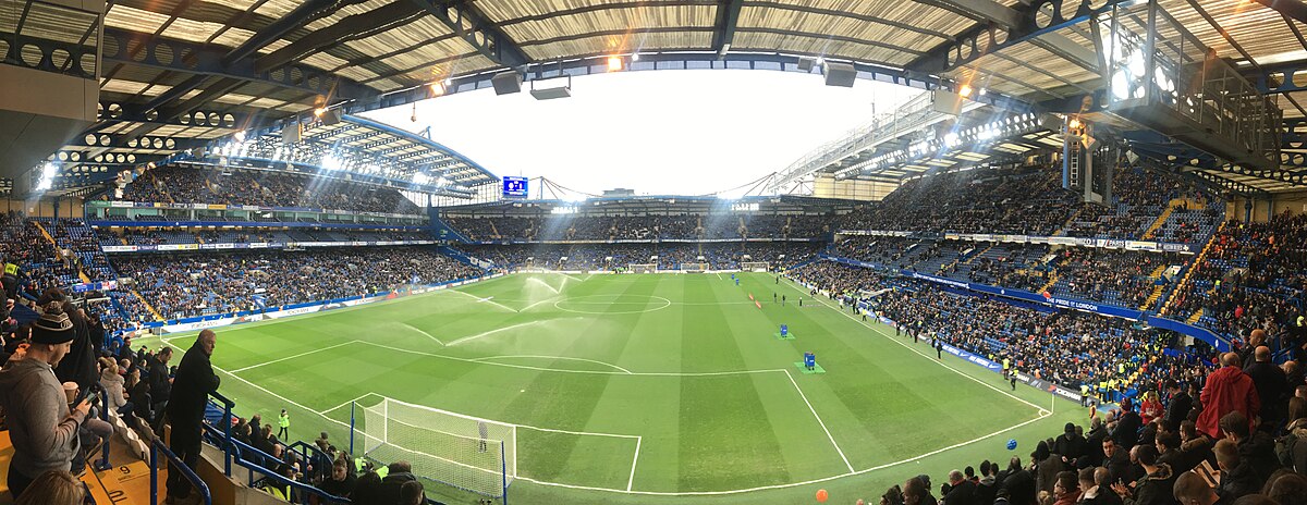 Stamford Bridge before the Chelsea vs Nottingham Forest FA Cup match, 5 January 2020
