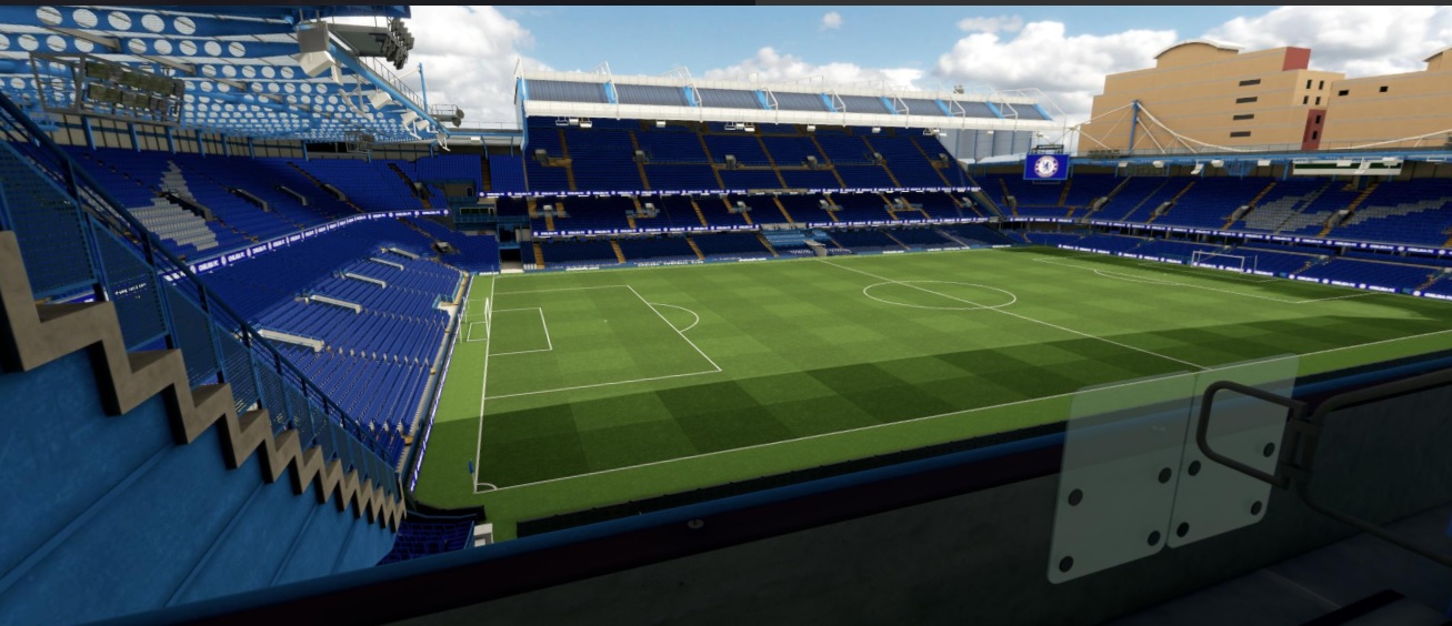 Diamond Hospitality View of the soccer field at Chelsea FC