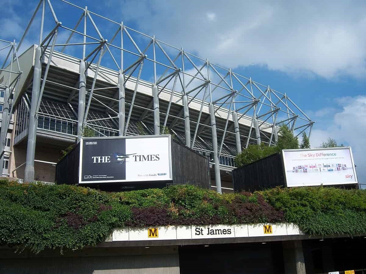 South stand (Gallowgate End) of St James' Park, 7 September 2013