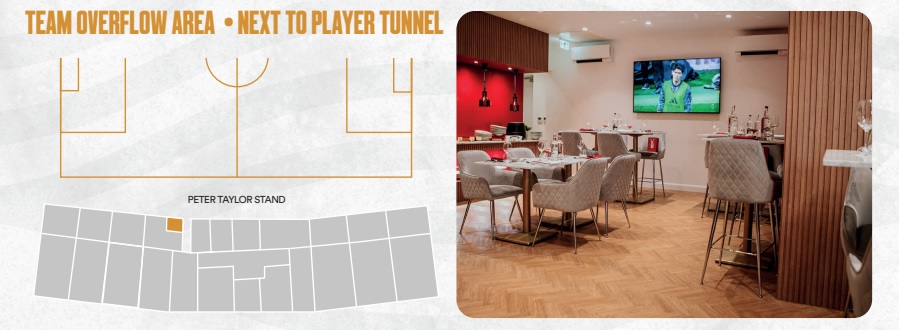 The Vault Hospitality Seat Location and View