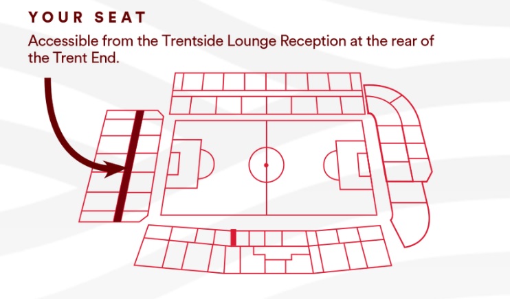 Trent Lounge Hospitality Seat Location