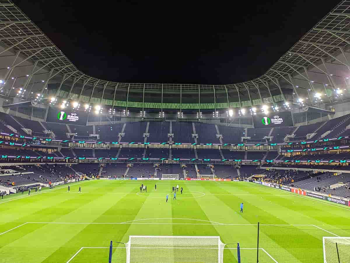 North Stand of Tottenham Hotspur Stadium, Tottenham v Vitesse, November 2021
